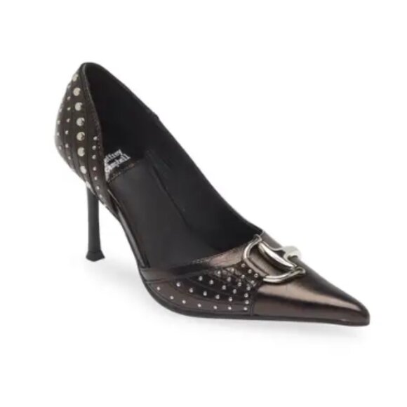 Jeffrey Campbell Shoes - Jeffrey Campbell - Electro Pointed Toe Pump (Women) 8.5M, BLACK SILVER